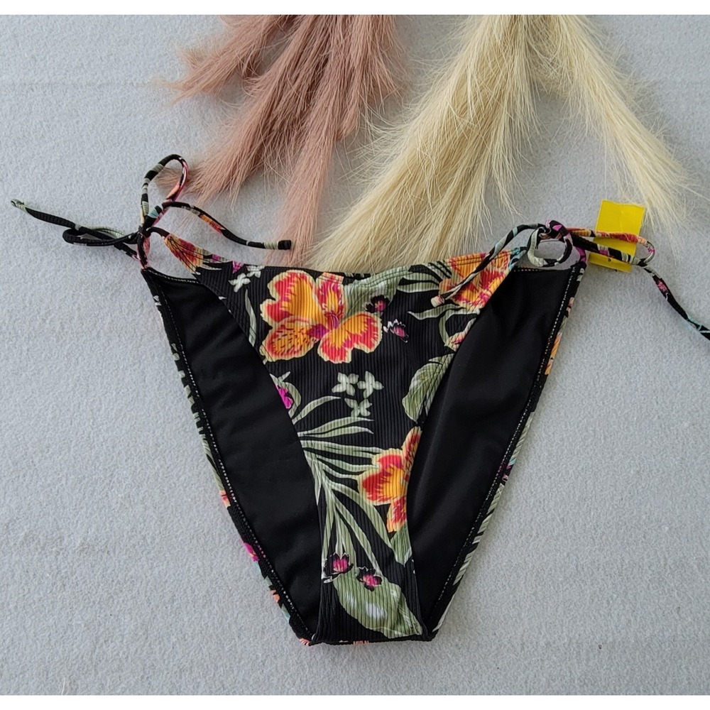 Forever 21‎ Tropical Floral Print Bikini Just The Bottom Size XL